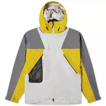 Куртка Goldwin Pertex Shieldair Mountaineering, цвет Grey & Acid Yellow