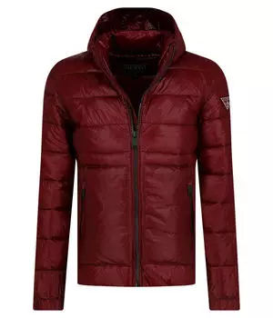 Куртка Guess Regular Fit, бургундия