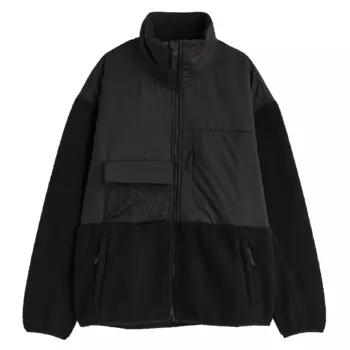 Куртка H&amp;M Teddy, черный