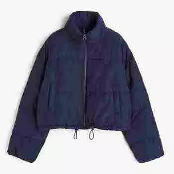 Куртка H&M Puffer, темно-синий