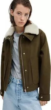 Куртка Heidy Parka MANGO, хаки