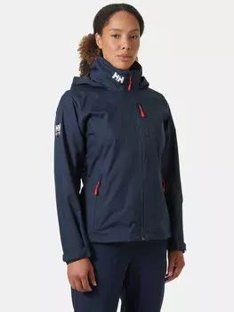 Куртка Helly Hansen W CREW HOODED MIDLAYER JACKET, синий