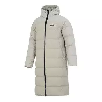 Куртка hooded down coat jacket 'white' Puma, белый