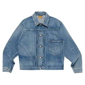 Куртка Human Made Denim Work Jacket 'Indigo', синий