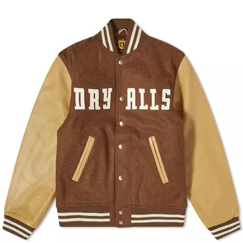 Куртка Human Made Varsity, коричневый