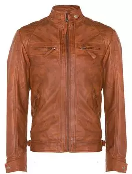 Куртка Infinity Leather Rock Racing, коричневый