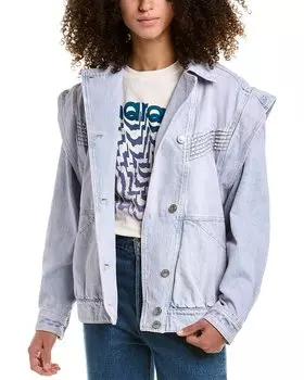 Куртка Isabel Marant toile Harmon, фиолетовый