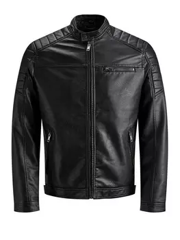 Куртка из искусственной кожи Jack & Jones, черный