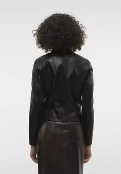 Куртка из искусственной кожи Vmriley Rio Short Coated Jacket Vero Moda, черная