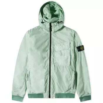 Куртка из мятого репса с карманами Stone Island
