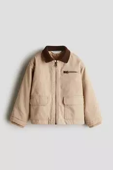 Куртка из парусины H&M, бежевый
