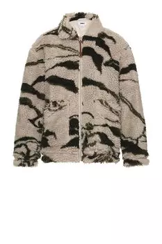 Куртка из шерпы с грибами Obey, серебряный