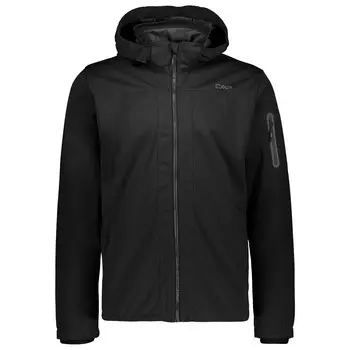 Куртка из софтшелла Cmp Jacket Zip Hood Light Softshell, цвет Nero