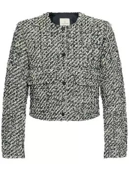 Куртка из твида Moncler Dauphin, черный