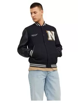Куртка Jack & Jones College Wool Blend Bomber, черный