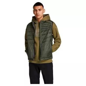 Куртка Jack & Jones Eace Bodywarmer Collar, зеленый