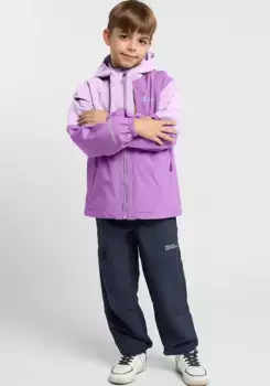 Куртка Jack Wolfskin "ACTAMIC 2L JKT K", с капюшоном, цвет Sea-Rose