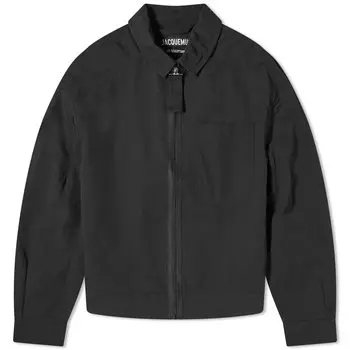 Куртка Jacquemus Linu Zip Head, черный