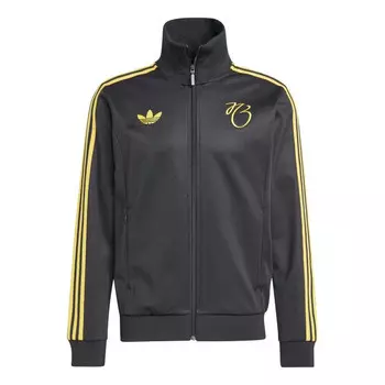 Куртка jude bellingham track top 'black yellow' Adidas, черный