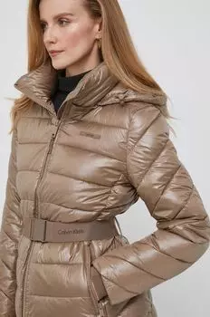 Куртка Кэлвин Кляйн Calvin Klein, бежевый