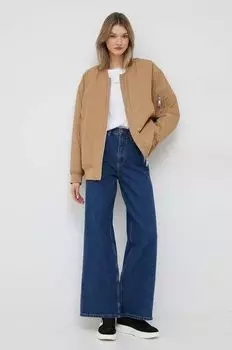 Куртка Кэлвин Кляйн Calvin Klein, бежевый