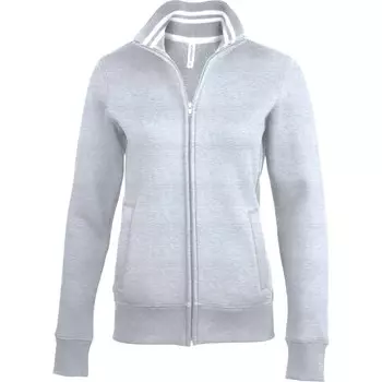 Куртка Kariban Fitted Molleton Zippe, серый