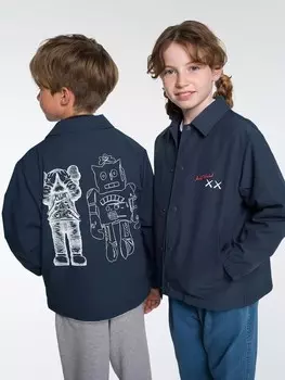 Куртка Kaws + warhol ut Uniqlo, цвет 69 синий