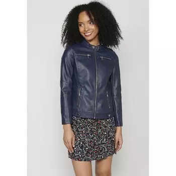 Куртка Koroshi 2312JA10 Leather, синий