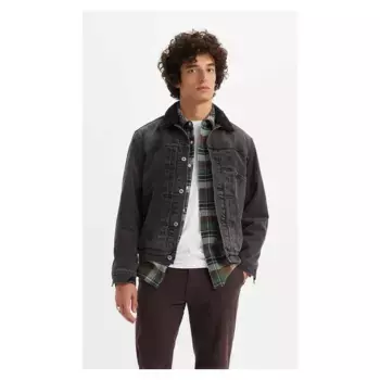 Куртка Levi's Lined Type I Trucker, черный