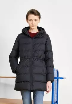 Куртка Levi's МИДИ С КАПЮШОНОМ, цвет caviar