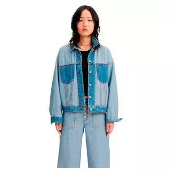 Куртка Levis Reversible Trucker Denim, синий