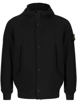 Куртка Light Soft Shell-R Stone Island, черный