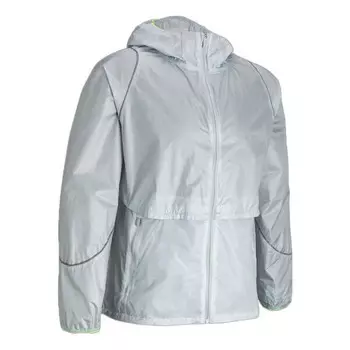 Куртка lightweight run jacket 'grey' Under Armour, серый