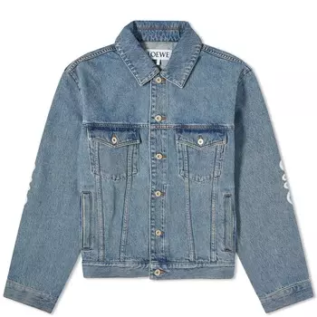 Куртка Loewe Anagram Denim, голубой