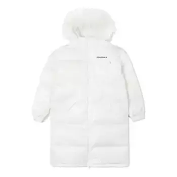 Куртка long down jacket 'white' Converse, белый