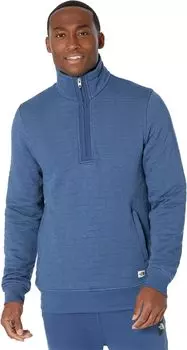Куртка Longs Peak Quilted 1/4 Zip The North Face, цвет Shady Blue White Heather
