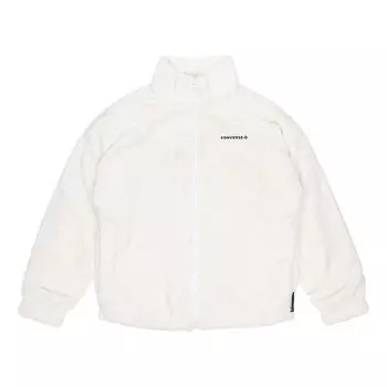 Куртка loose stand collar stay warm logo jacket white Converse, белый