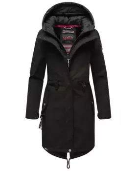 Куртка Marikoo Softshell "Mountain Presanella" с двойным воротником, черный