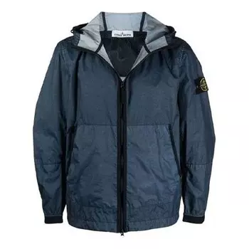 Куртка membrana 3l tc hooded jacket 'dark blue' Stone Island, синий