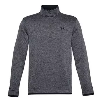 Куртка men's 1/2 zipper pullover sports jacket black Under Armour, черный