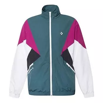 Куртка men's classic contrast jacket green Converse, зеленый