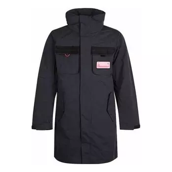 Куртка men's hooded long black jacket Air Jordan, черный