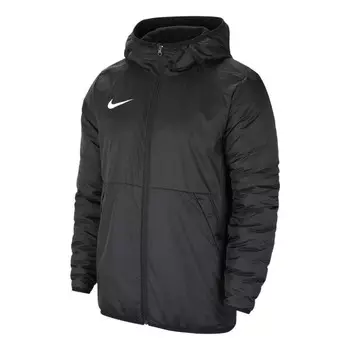 Куртка Men's Nike Solid Color Logo Casual Hooded Jacket Black, черный