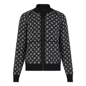 Куртка men's ss21 printing long sleeves jacket black Louis Vuitton, черный