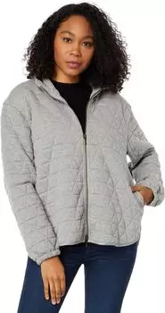 Куртка Mod-o-doc Soft Long Sleeve Double Zipped Quilted Jacket, серый