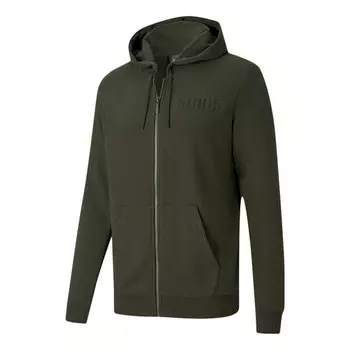 Куртка modern basics full-zip jacket 'green' Puma, зеленый