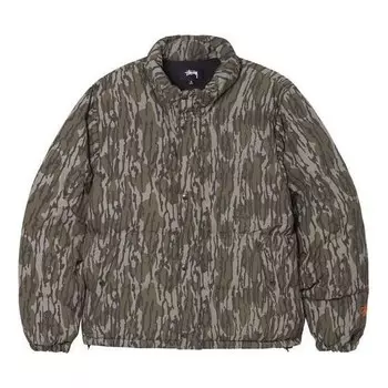 Куртка mossy oak down puffer jacket 'green' Stussy, зеленый