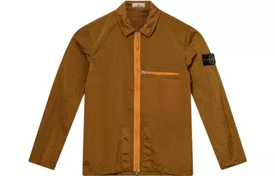 Куртка мужская оранжевая Stone Island, оранжевый