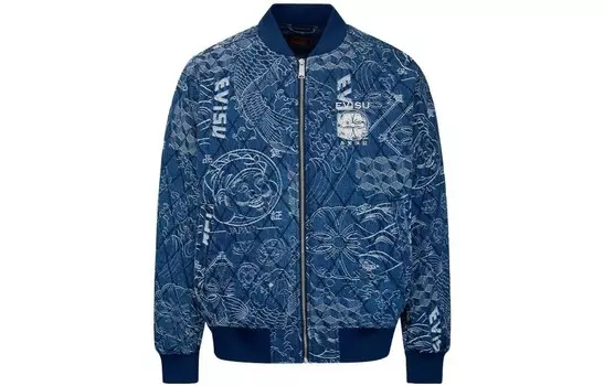 Куртка мужская синяя Evisu, синий
