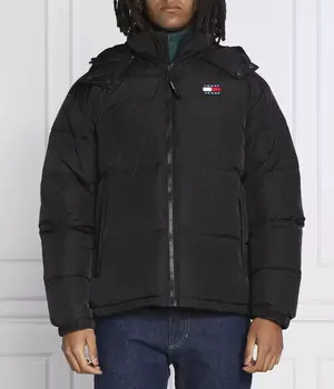 Куртка мужская Tommy Jeans утепленная с капюшоном, черный